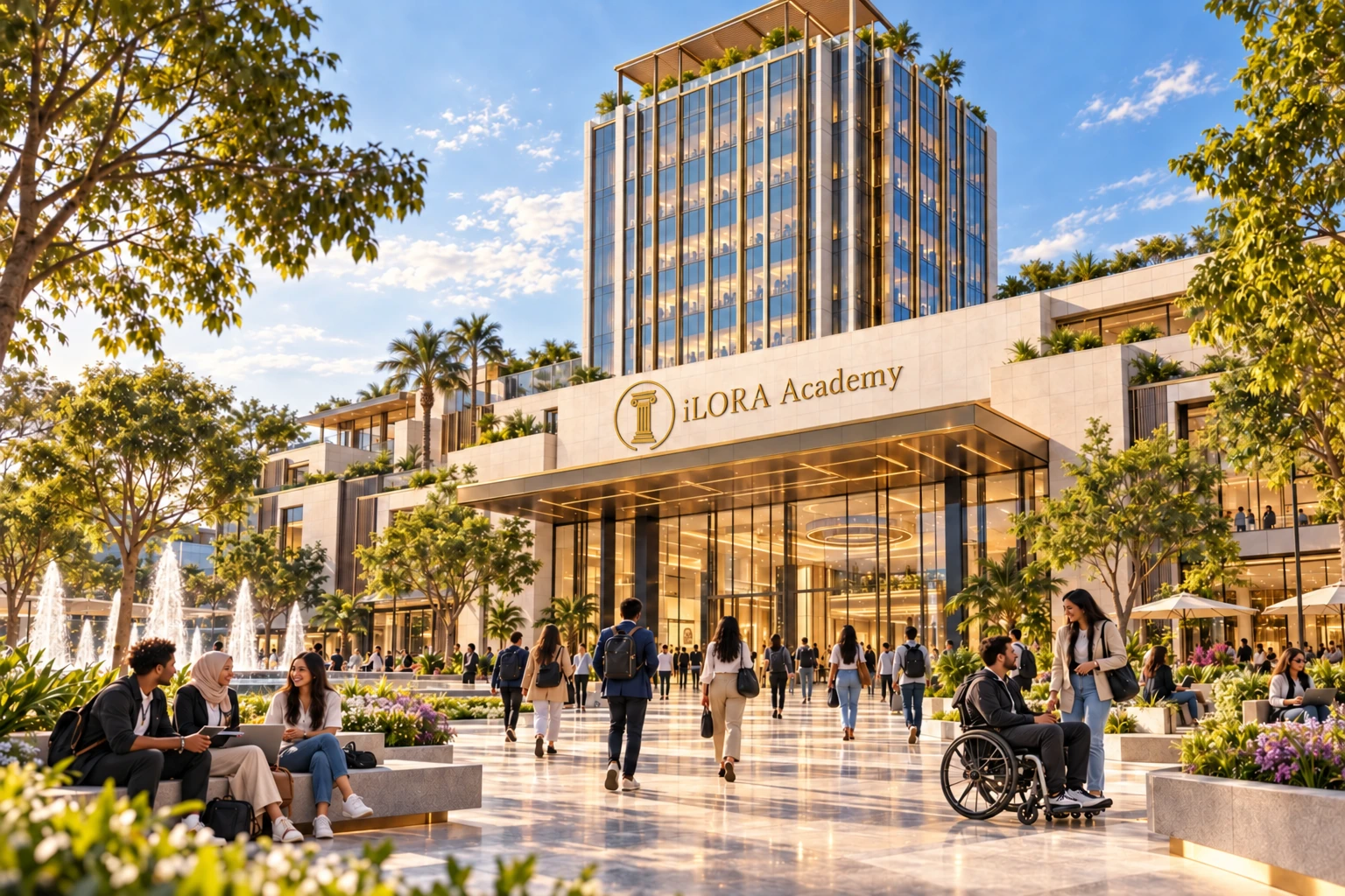Proposed Academy entry plaza